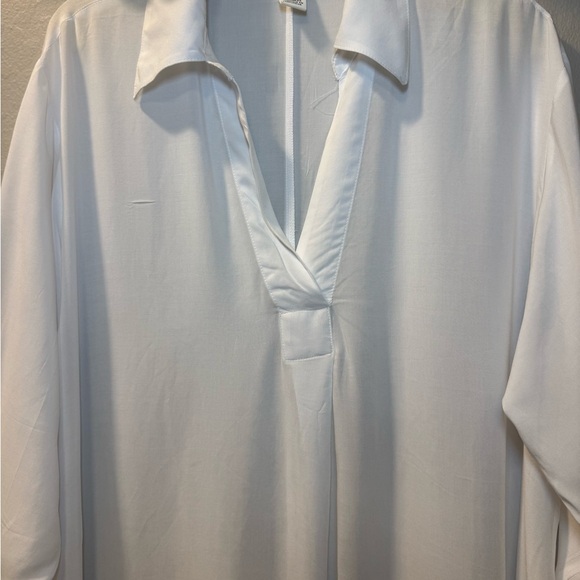 H&M Cream Button-Up Shirt Dress - Picture 7 of 13